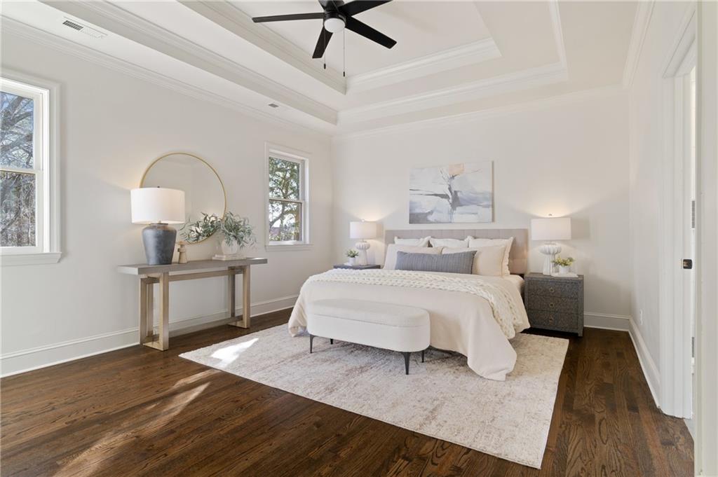 11125 Linbrook Lane Johns Creek, GA 30097 - Photo 27 of 44 a bedroom with a bed and a dresser