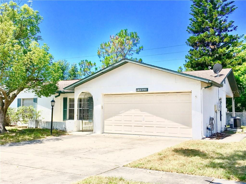 a house with a outdoor space