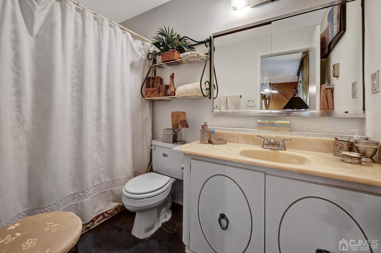 B Haddon Road Monroe Township, NJ 08831 - Photo 15 of 34 a bathroom with a sink a toilet and a mirror