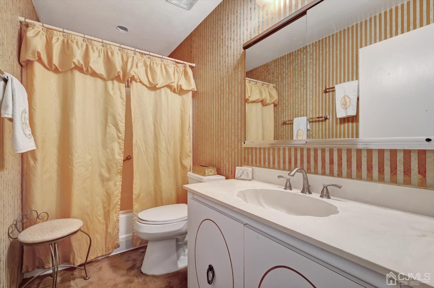 B Haddon Road Monroe Township, NJ 08831 - Photo 18 of 34 a bathroom with a sink and a toilet