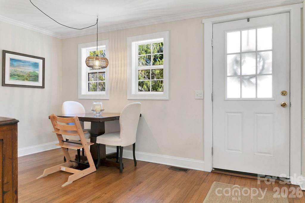 50 Illahee Point Brevard, NC 28712 - Photo 5 of 37 a view of a dining room with furniture window and wooden floor