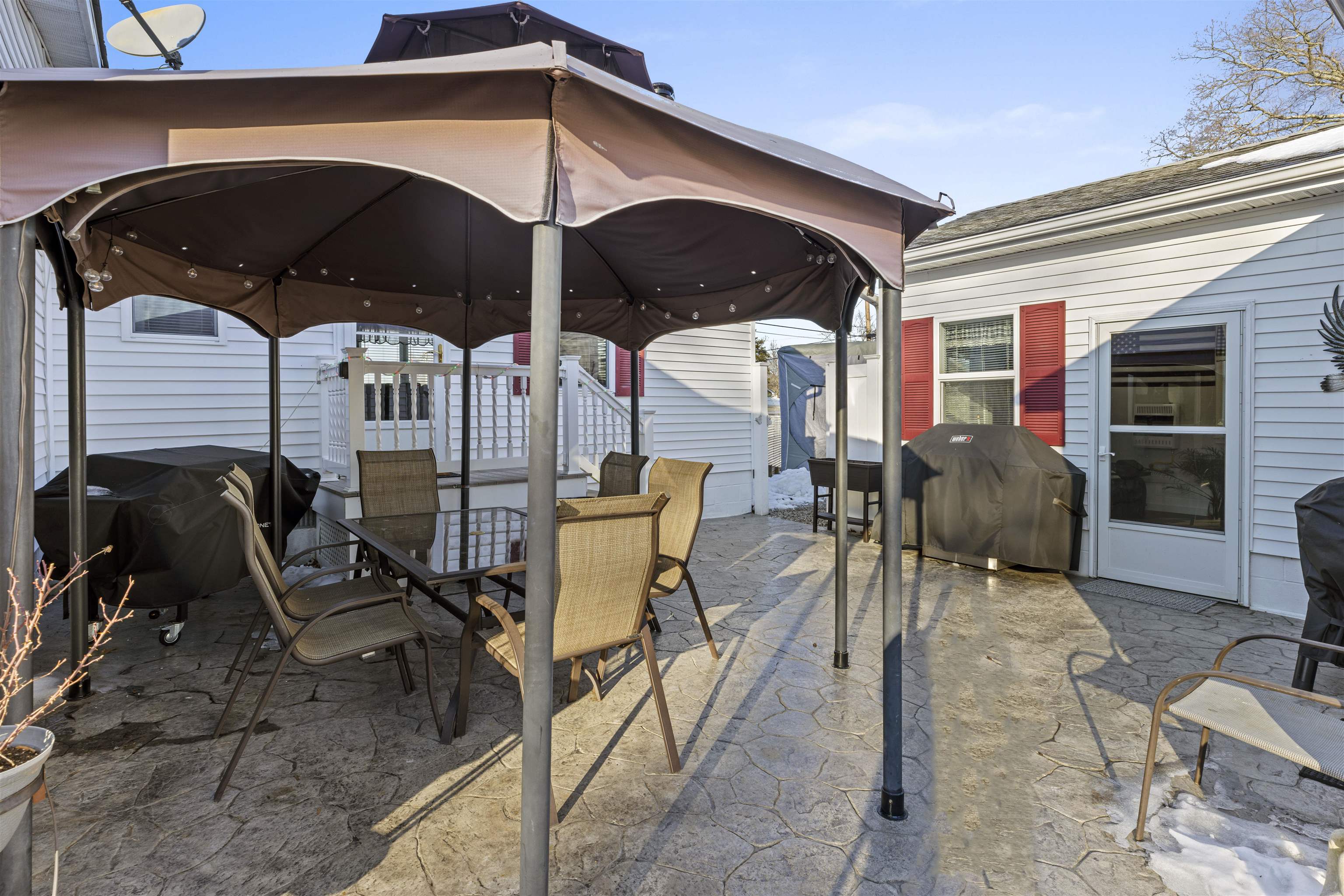112 East Drumbed Road Villas, NJ 08251 - Photo 27 of 42 a view of a porch with furniture and yard