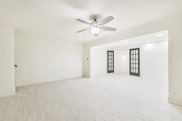 a view of an empty room