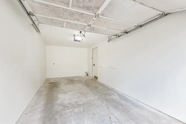 a view of a room with an empty space