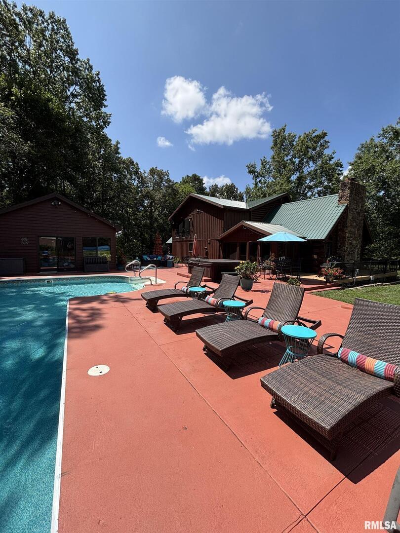 2145 Lick Creek Road Anna, IL 62906 - Photo 62 of 64 a view of outdoor space with garden and patio