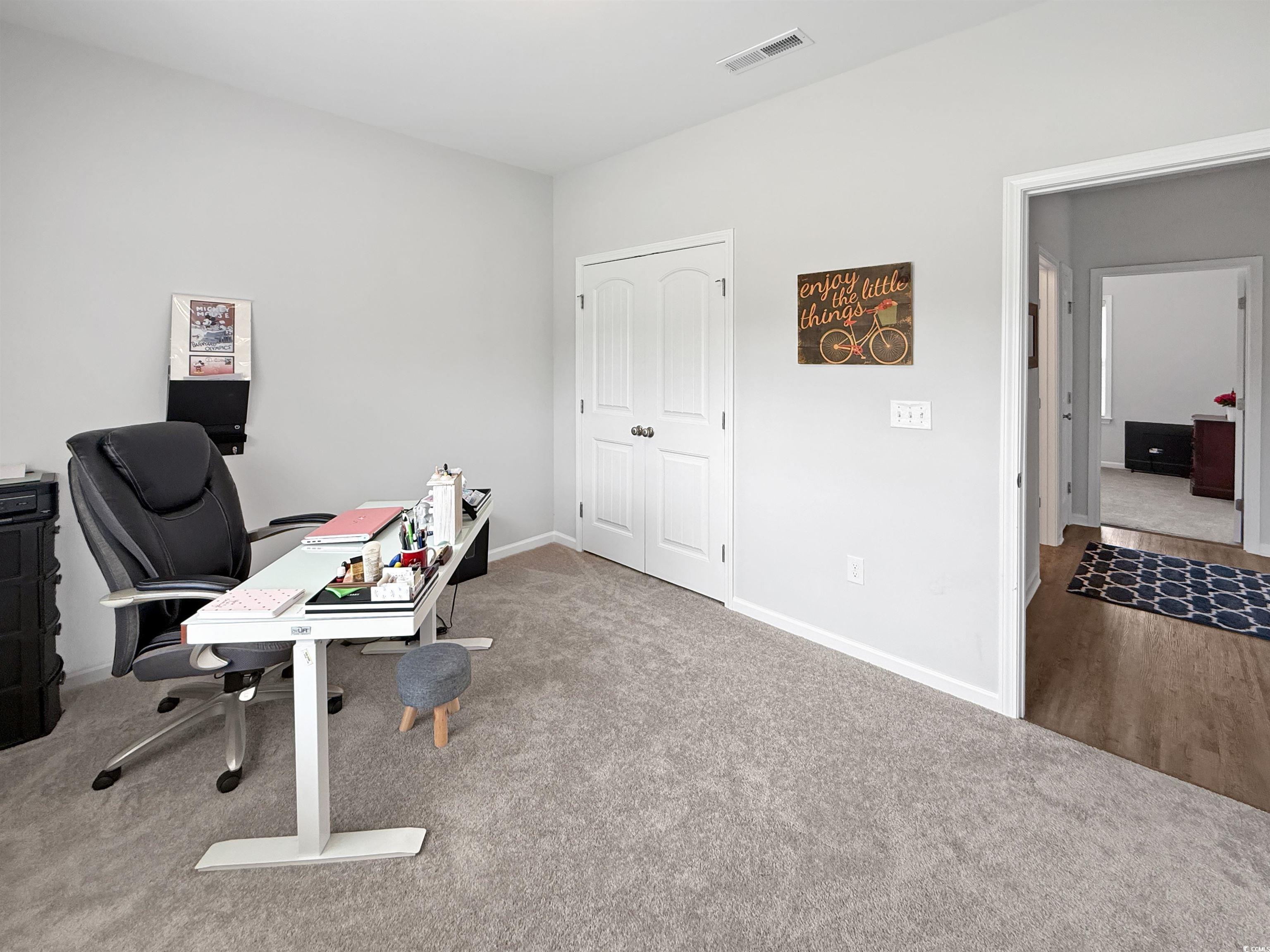 40 Little Peru Court Georgetown, SC 29440 - Photo 19 of 32 Home office with carpet and baseboards