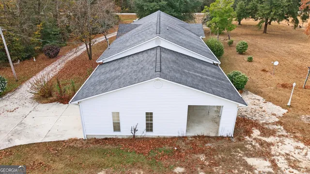 a view of a house with a porch