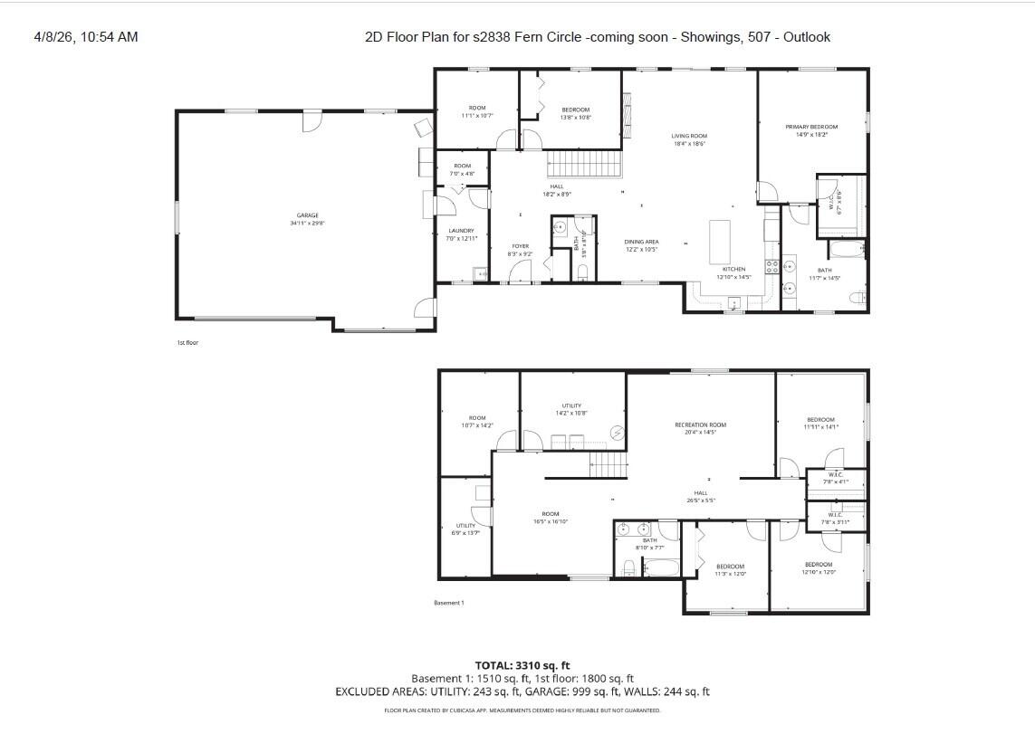 S2838 Fern Circle Milton, WI 54629 - Photo 53 of 55 Floor Plan - Page 3