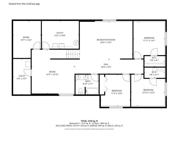 S2838 Fern Circle Milton, WI 54629 - Photo 54 of 55 Floor Plan - Page 1