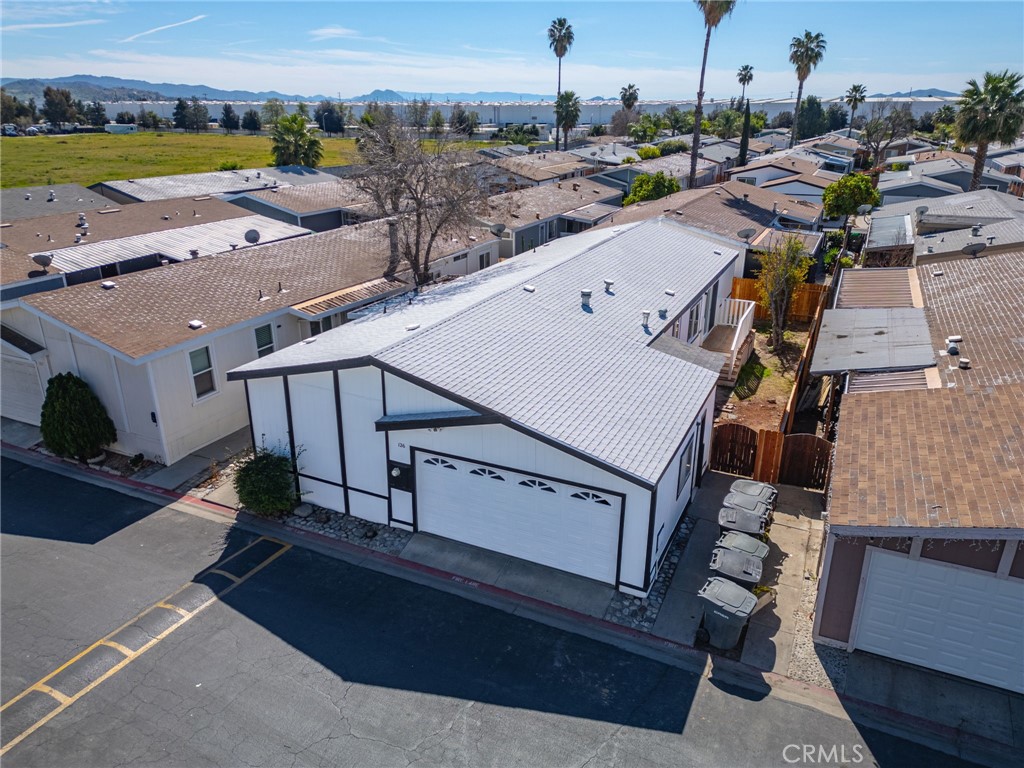 80 East Dawes Street, Unit 126 Perris, CA 92571 - Photo 35 of 39 a view of a terrace with outdoor seating and city view