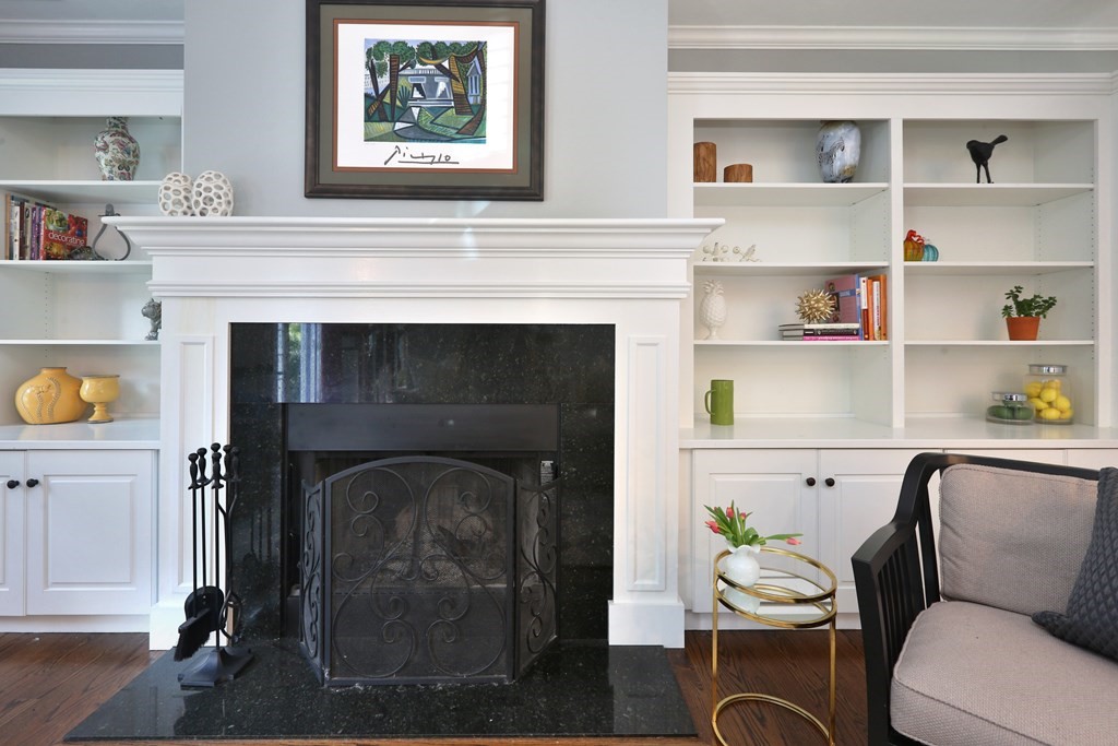 3 Magnolia Road Natick, MA 01760 - Photo 6 of 35 a living room with furniture and a fireplace