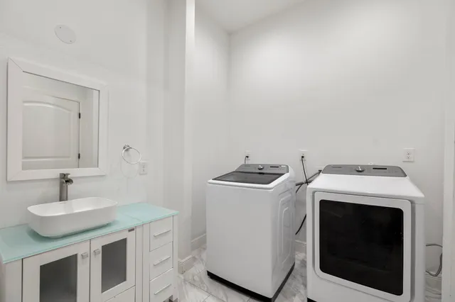 a view of a house with wooden floor