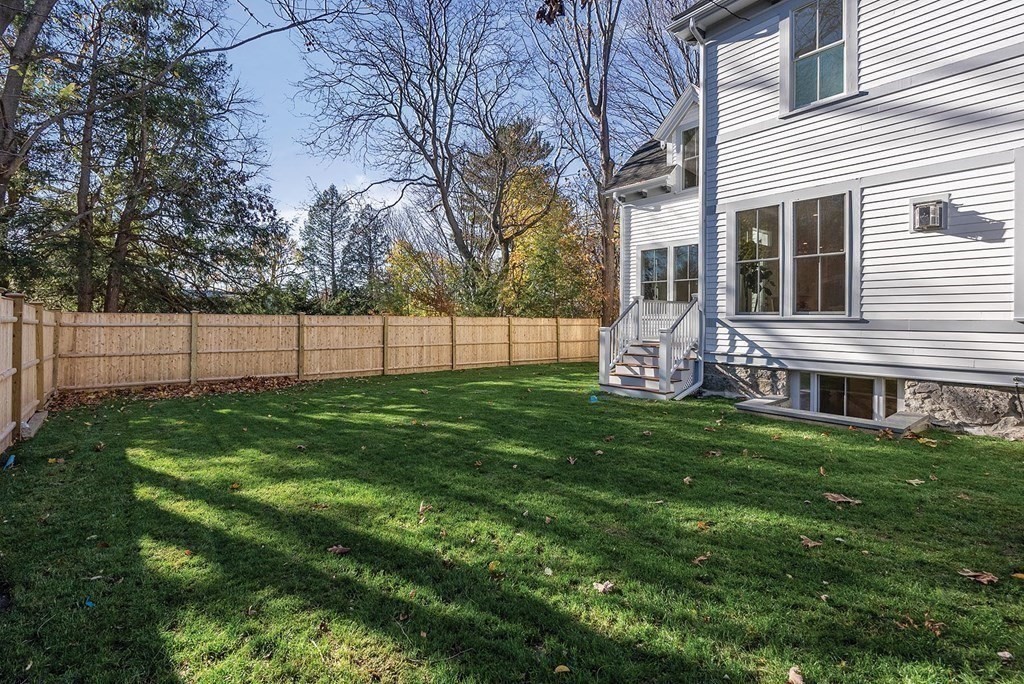 15 Sterling Street Newton, MA 02465 - Photo 38 of 39 a view of a backyard with a garden