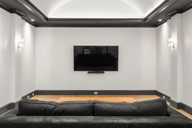 a living room with a couch and a flat screen tv