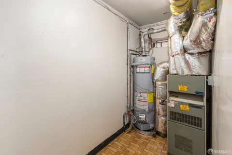 a view of storage utility room