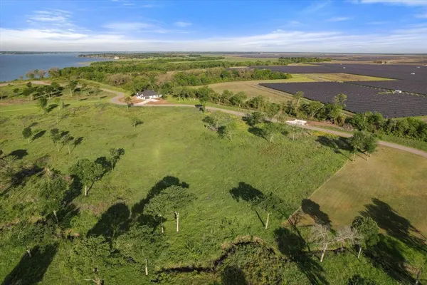 a view of an ocean and beach