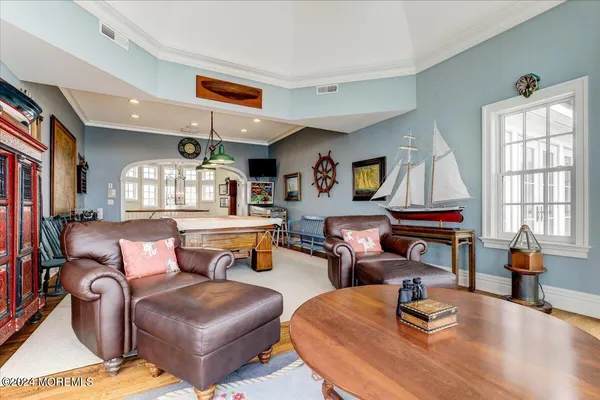 a bed room with a bed and a couch