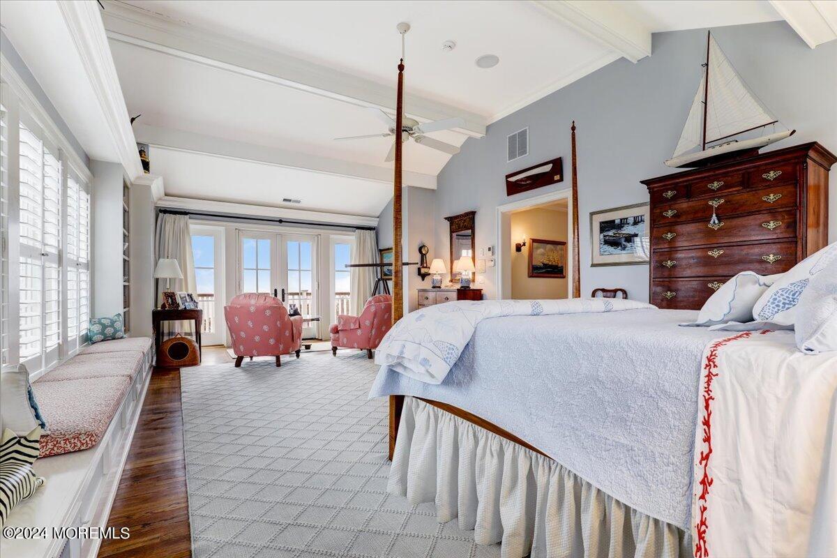 225 Channel Lane Mantoloking, NJ 08738 - Photo 64 of 85 a bed room with a bed and a couch