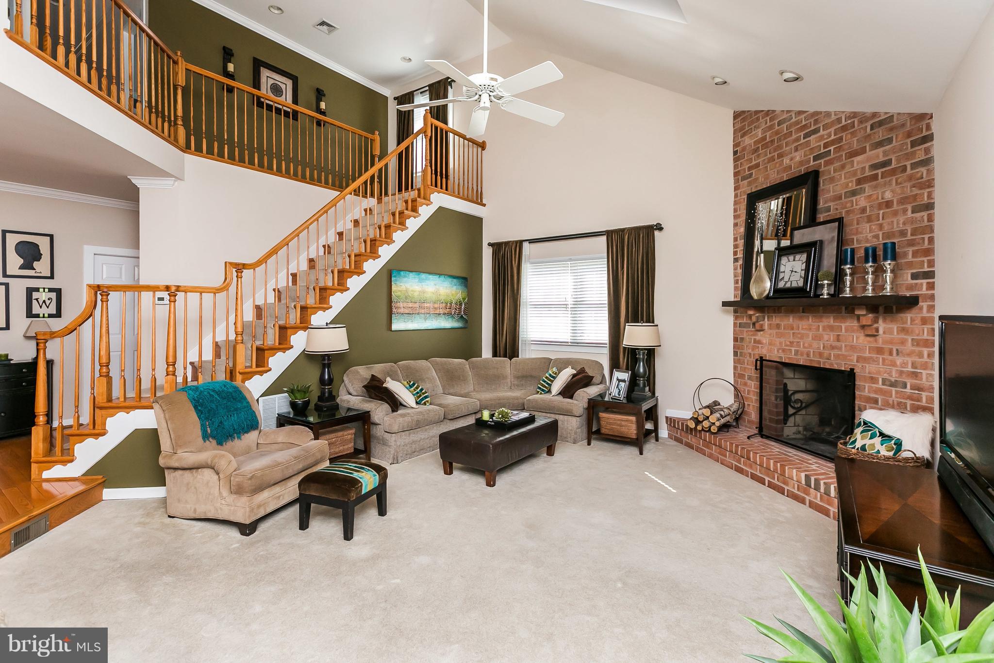 4704 White Marsh Road Baltimore, MD 21237 - Photo 10 of 60 Living Room w/ wood fireplace