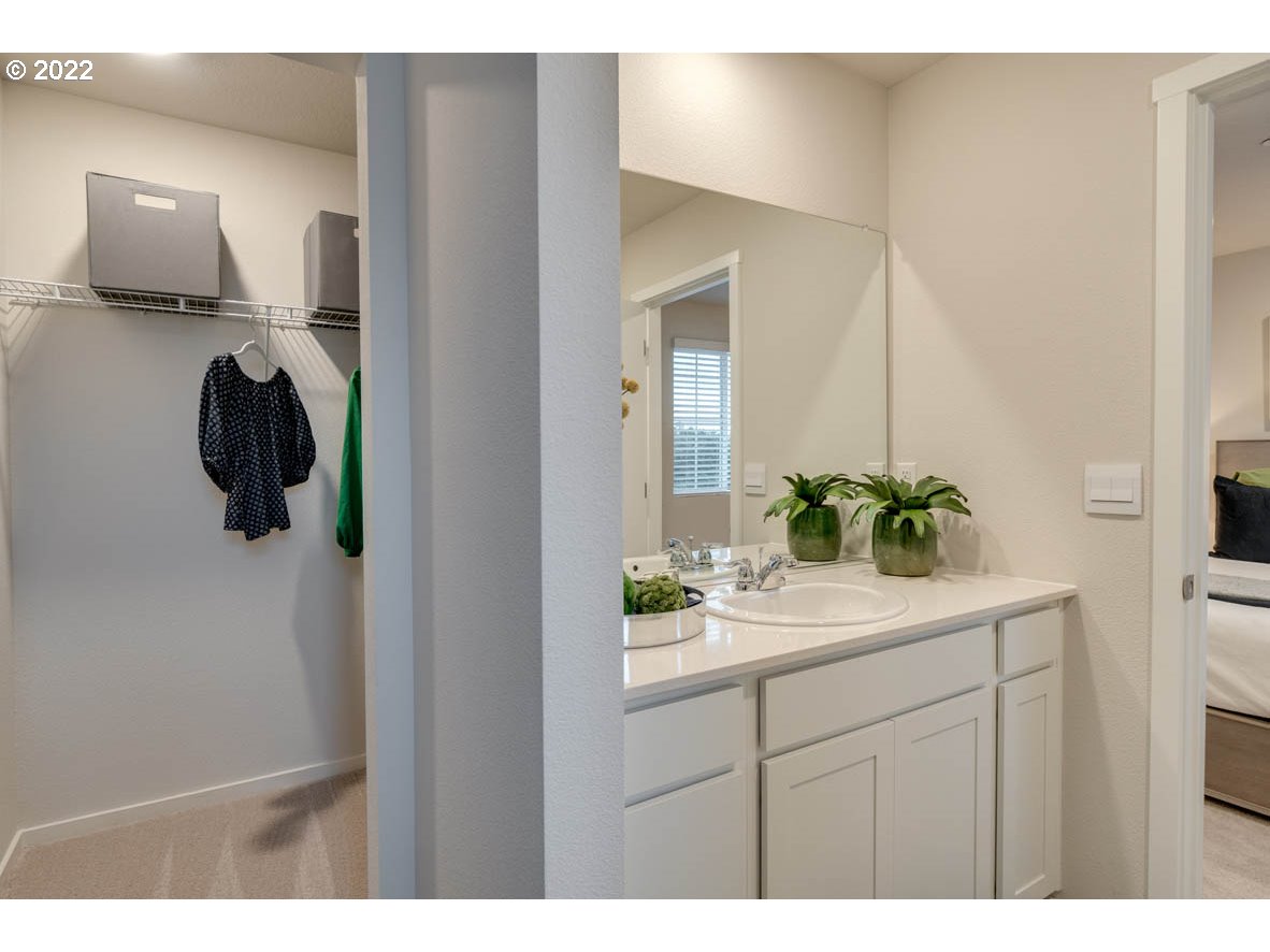 238 North Layla Place Ridgefield, WA 98642 - Photo 28 of 38 a bathroom with a sink and a mirror