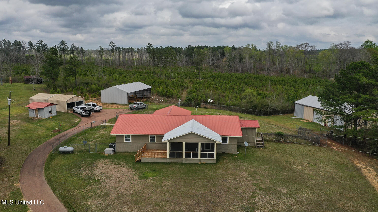 123 Leming Road Braxton, MS 39044 - Photo 38 of 39 aerial-6