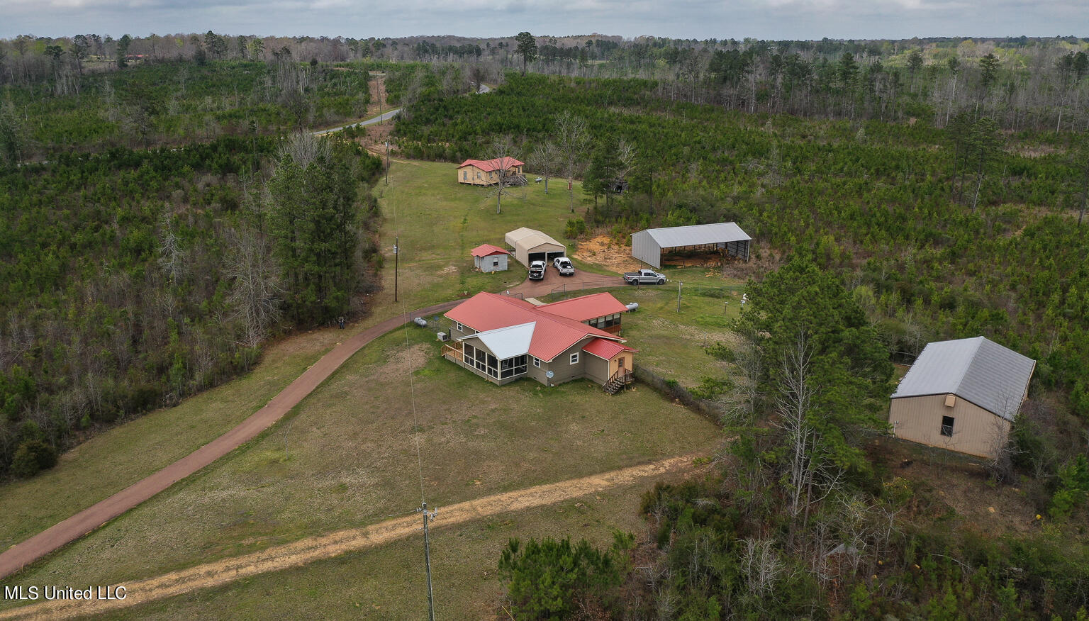 123 Leming Road Braxton, MS 39044 - Photo 39 of 39 aerial-7