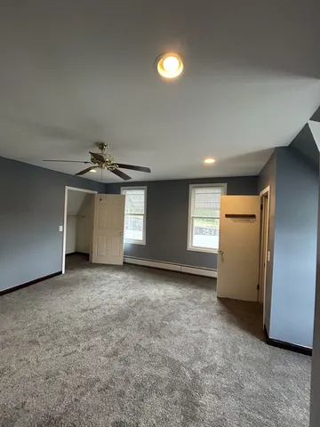 a view of a room with an empty space