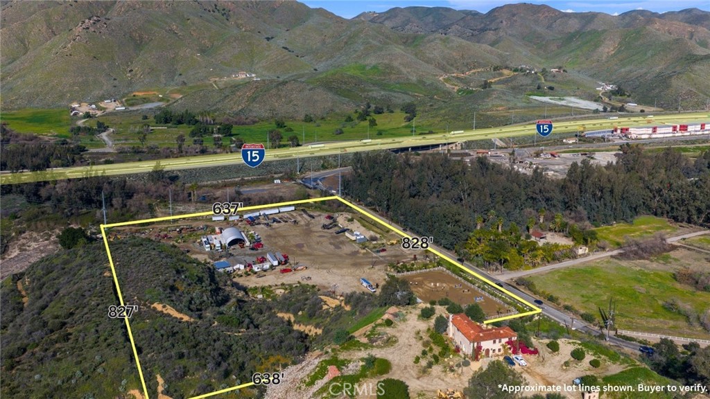 26741 Hostettler Road Corona, CA 92883 - Photo 5 of 6 a view of a tennis court