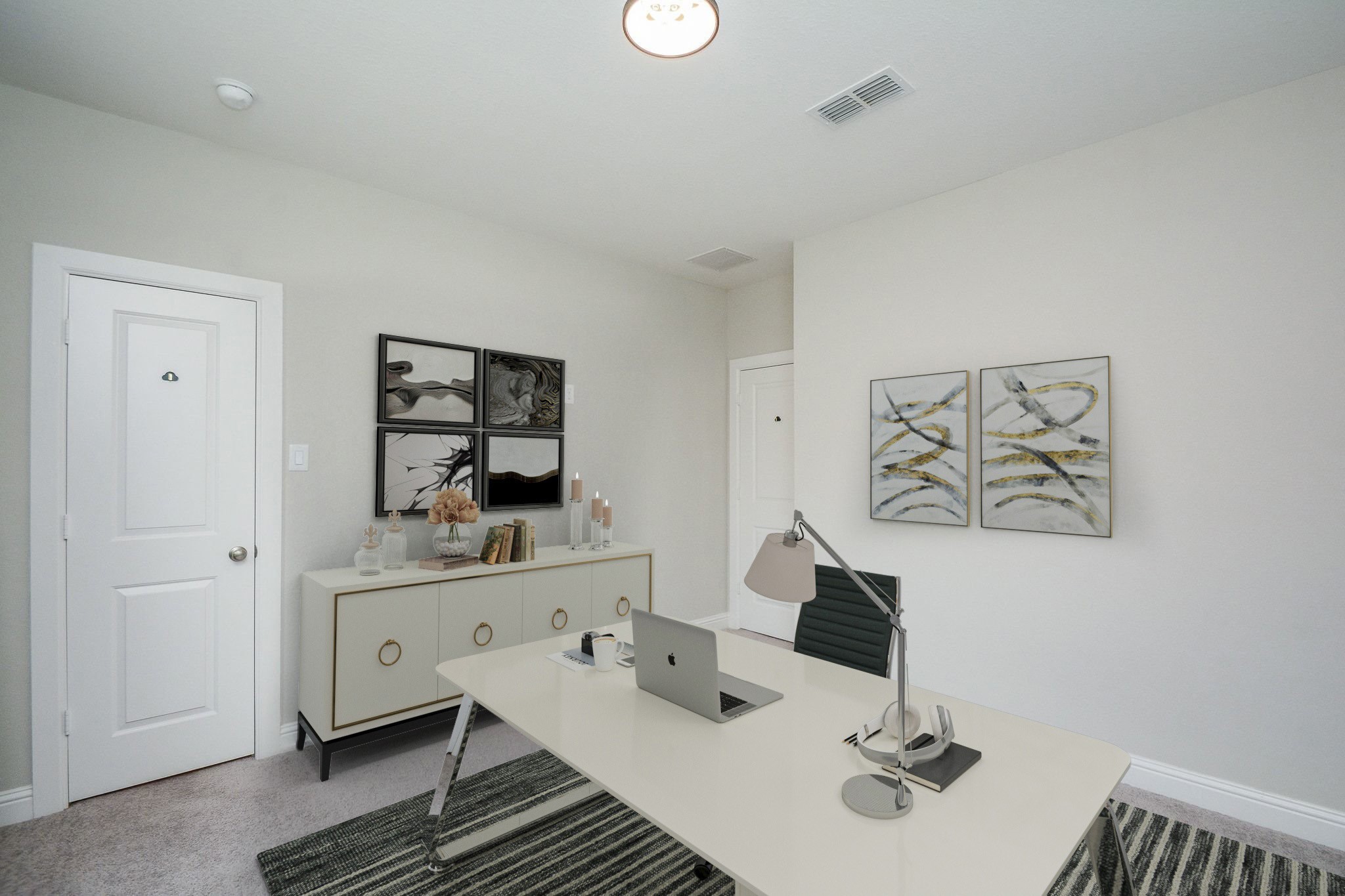 1407 Arkley Way Houston, TX 77055 - Photo 28 of 41 a very nice looking room with a desk and chair