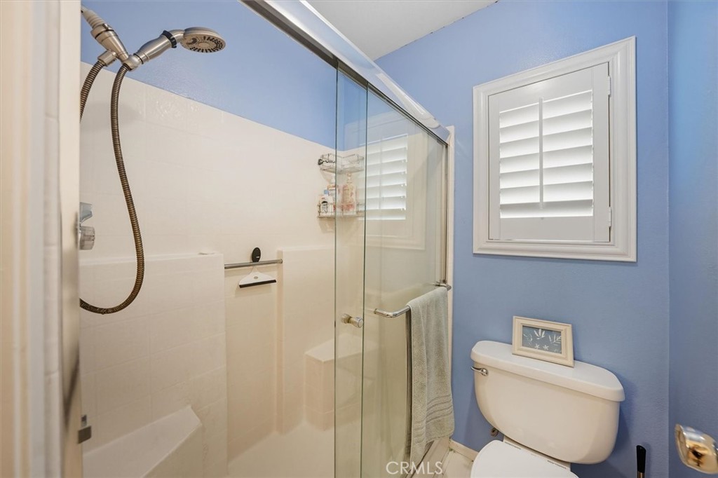 31347 Quail Valley Road Castaic, CA 91384 - Photo 19 of 41 a bathroom with a toilet and a shower