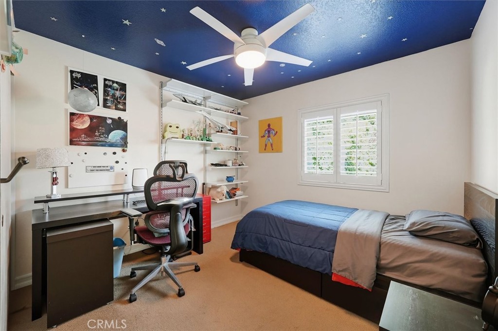 31347 Quail Valley Road Castaic, CA 91384 - Photo 20 of 41 a bedroom with furniture and a window