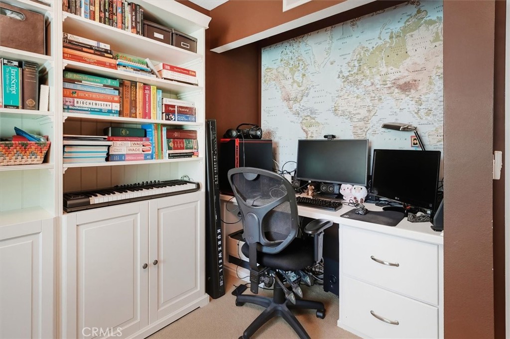 31347 Quail Valley Road Castaic, CA 91384 - Photo 23 of 41 a view of a workspace with furniture and a window