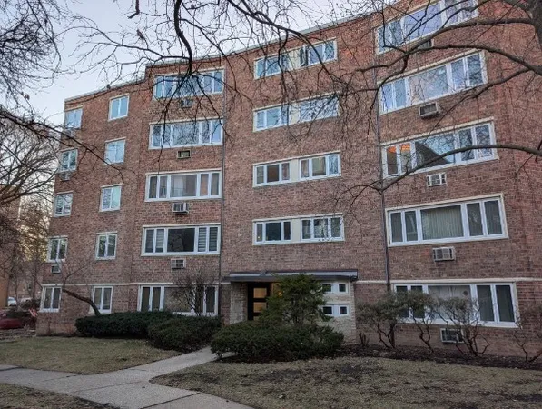 a front view of a building