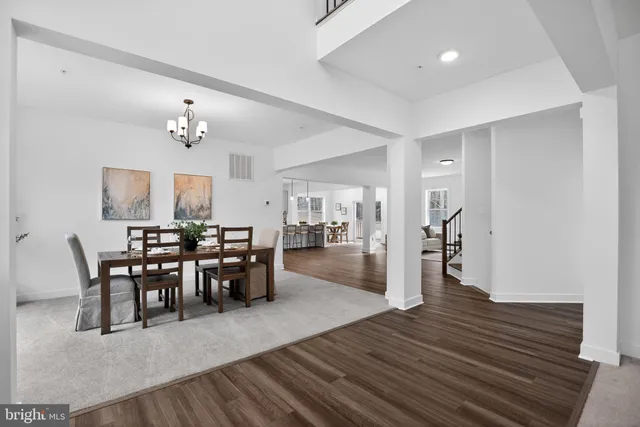 a view of empty room with tree s