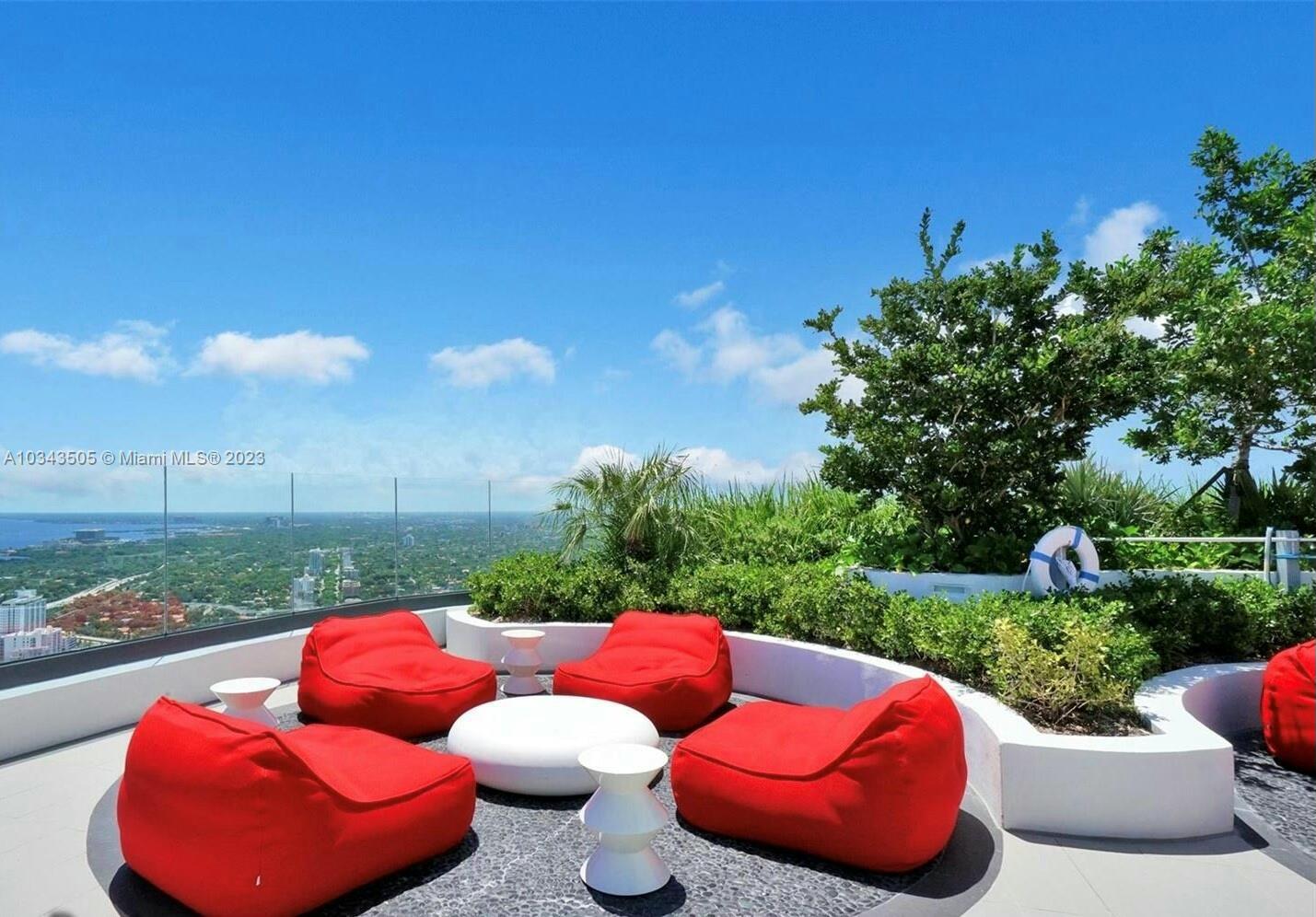 55 Southwest 9th Street, Unit 3209 Miami, FL 33130 - Photo 30 of 35 a outdoor view with a sitting space