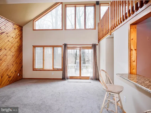 a view of an front door