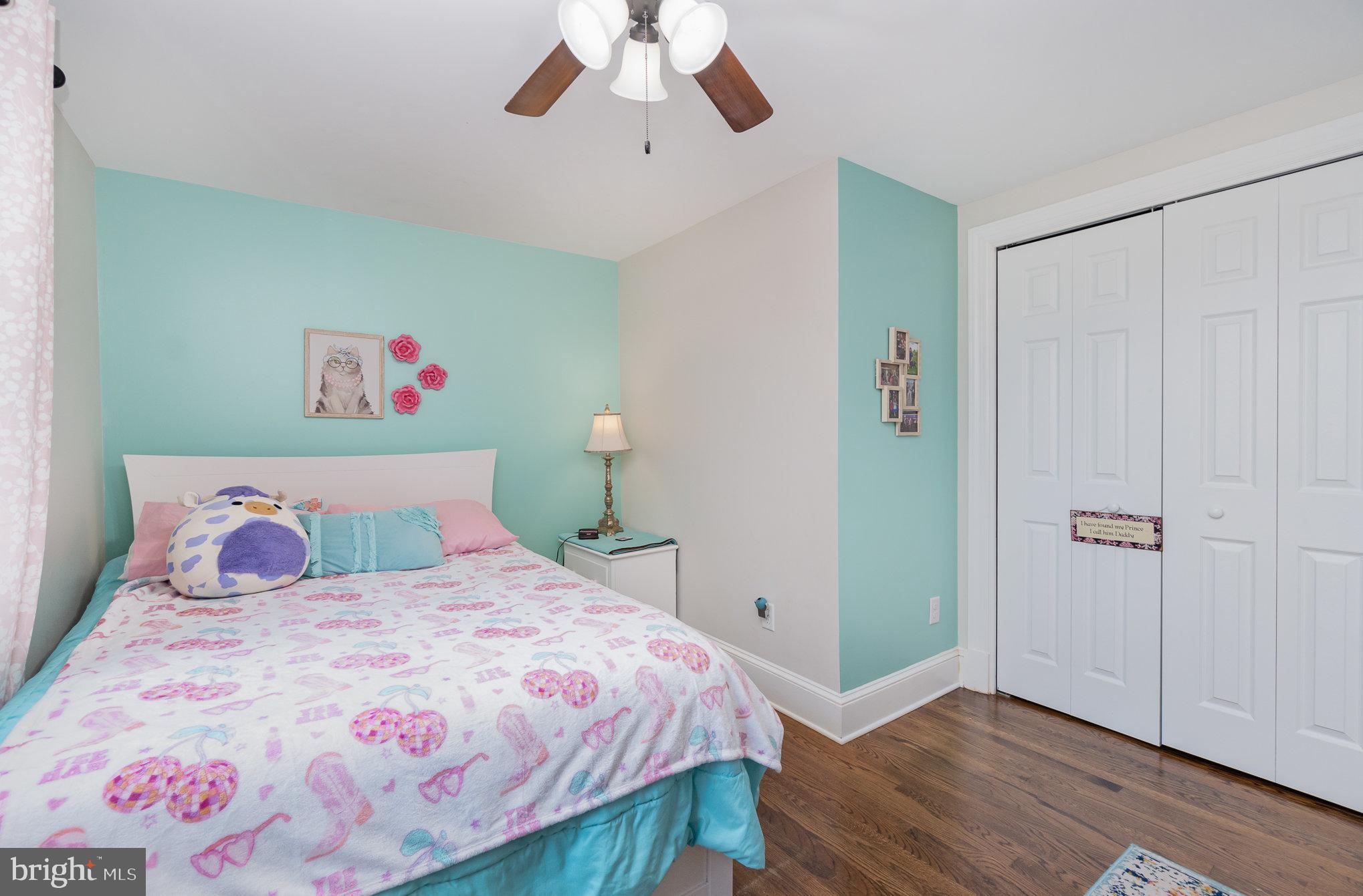 35 North Tannery Road Westminster, MD 21157 - Photo 21 of 47 a bedroom with a bed and a chandelier