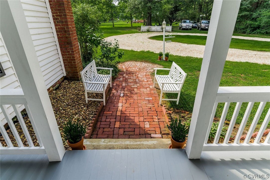 13309 Depot Road Hanover, VA 23069 - Photo 43 of 50 Looking out from the back porch