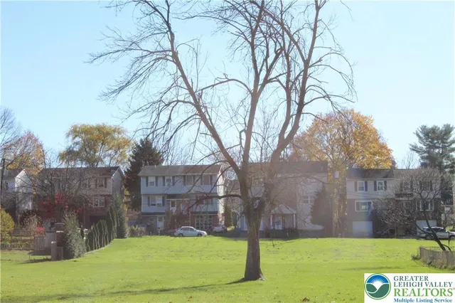 a view of a back yard of the house
