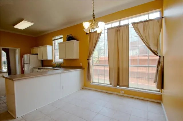 a living room with a window