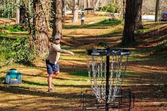 a view of a pathway both side of building