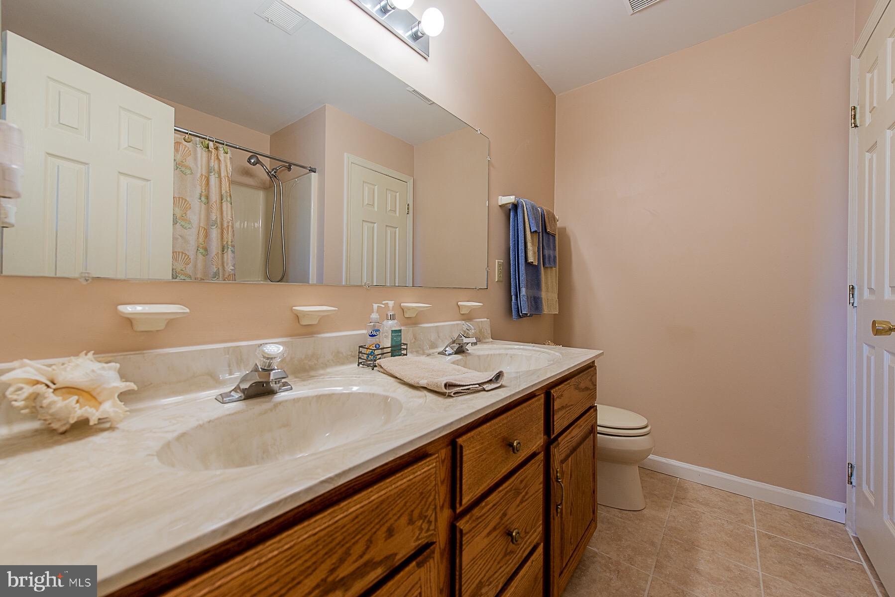 4000 Bark Hill Road Union Bridge, MD 21791 - Photo 32 of 61 a bathroom with a sink and a mirror