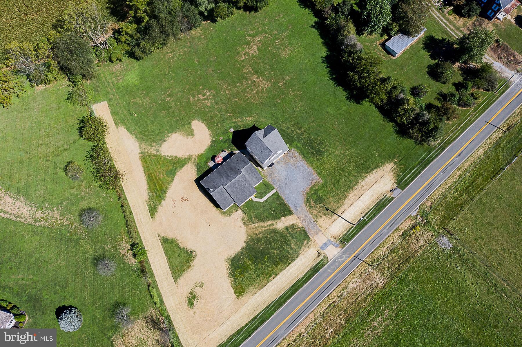 4000 Bark Hill Road Union Bridge, MD 21791 - Photo 51 of 61 an aerial view of a house with a yard