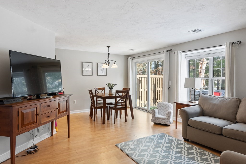 512 Ridgefield Circle, Unit C Clinton, MA 01510 - Photo 8 of 28 a living room with furniture and a flat screen tv