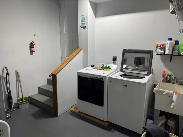 a room with storage and utility