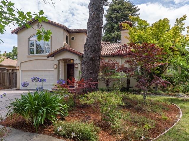 1028 Menlo Oaks Drive Menlo Park, CA 94025 - Photo 1 of 32 a front view of a house with garden