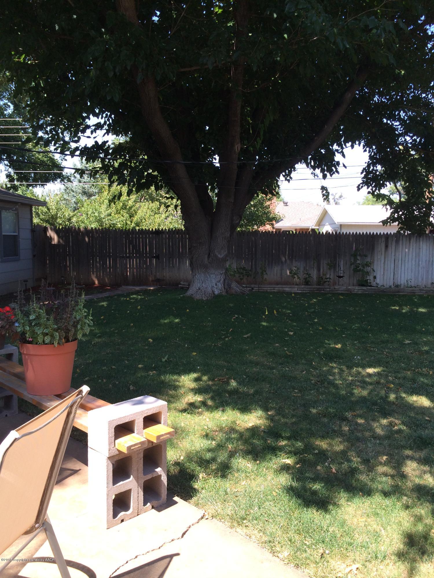 5508 Randolph Road Amarillo, TX 79106 - Photo 28 of 28 backyard
