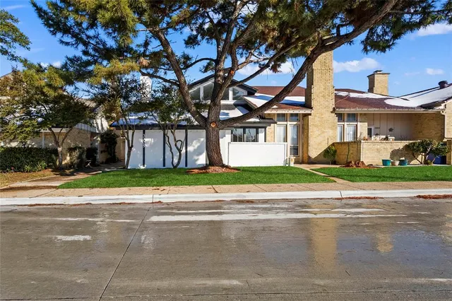 a view of street with a building