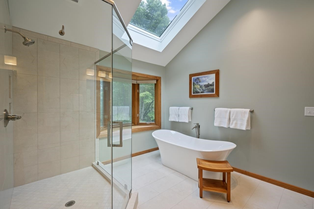 1932 Partridge Berry Drive Raleigh, NC 27606 - Photo 18 of 30 Fully Renovated Owner's Bath with Free Standing Tub