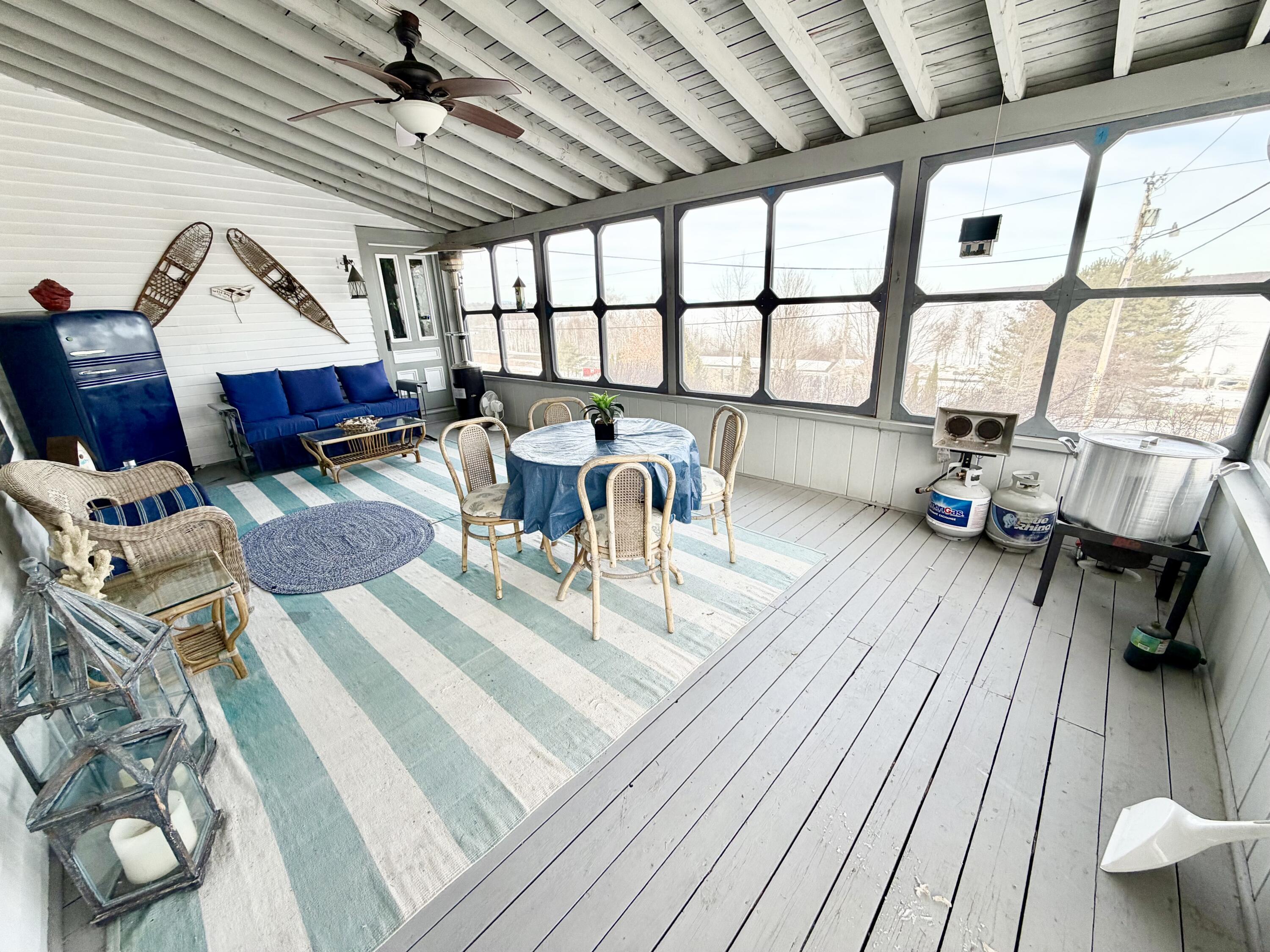 2067 Lakeview Road Milo, ME 04463 - Photo 13 of 85 HUGE Glassed Porch